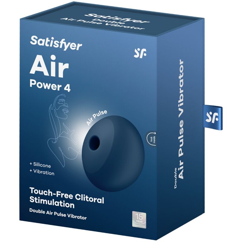 SATISFYER - AIR POWER 4 ESTIMULADOR & VIBRADOR 12 VIBRACIONES AZUL 10 SATISFYER - AIR POWER 4 ESTIMULADOR & VIBRADOR 12 VIBRACIONES AZUL - Imagen 10