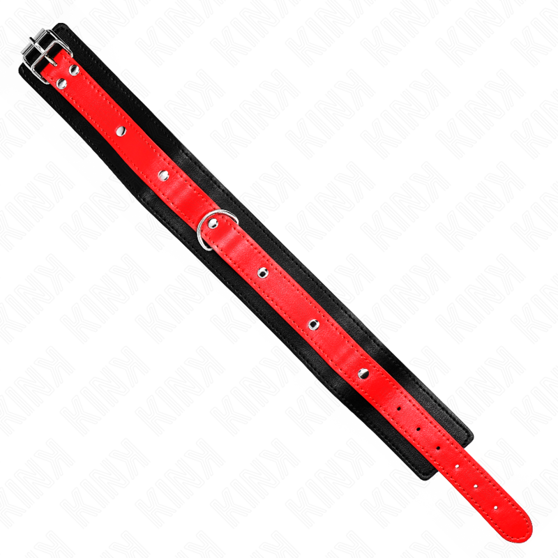 KINK - COLLAR CON CORREA 65 CM ROJO AJUSTABLE 36-43 CM X 5 CM 4 KINK - COLLAR CON CORREA 65 CM ROJO AJUSTABLE 36-43 CM X 5 CM - Imagen 4