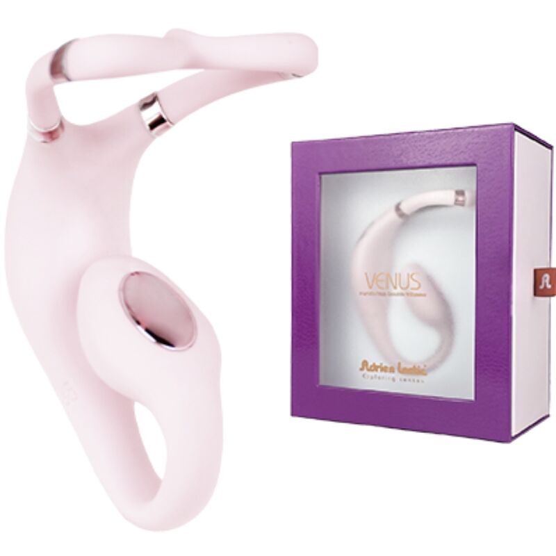 ADRIEN LASTIC - VENUS DOBLE ESTIMULADOR CLÍTORIS & PUNTO-G APP GRATUITA ROSA 2 ADRIEN LASTIC - VENUS DOBLE ESTIMULADOR CLÍTORIS & PUNTO-G APP GRATUITA ROSA - Imagen 2