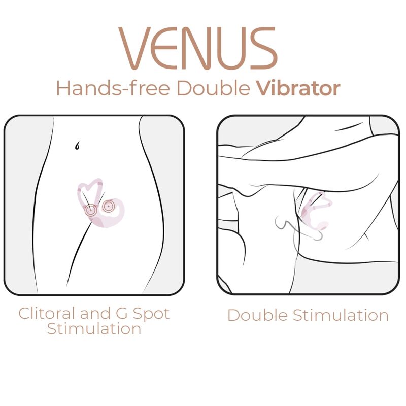 ADRIEN LASTIC - VENUS DOBLE ESTIMULADOR CLÍTORIS & PUNTO-G APP GRATUITA ROSA 9 ADRIEN LASTIC - VENUS DOBLE ESTIMULADOR CLÍTORIS & PUNTO-G APP GRATUITA ROSA - Imagen 9