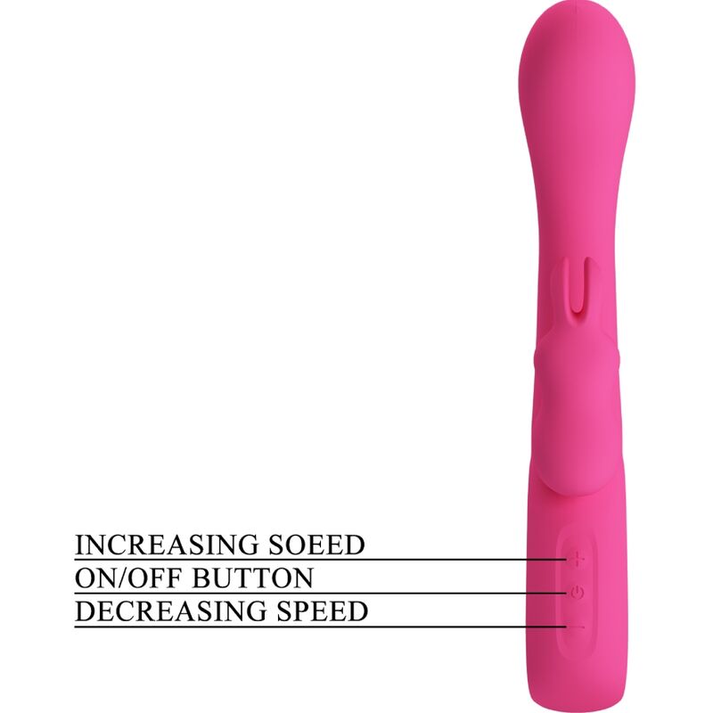 PRETTY LOVE - NOVAK VIBRADOR RABBIT 12 VIBRACIONES ROSA 4 PRETTY LOVE - NOVAK VIBRADOR RABBIT 12 VIBRACIONES ROSA - Imagen 4