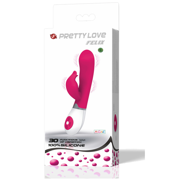 PRETTY LOVE - FLIRTATION VIBRADOR CON ESTIMULADOR FELIX 2 PRETTY LOVE - FLIRTATION VIBRADOR CON ESTIMULADOR FELIX - Imagen 2