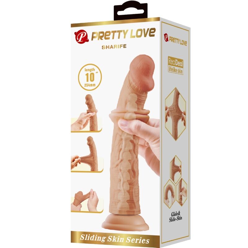 PRETTY LOVE - SHARIFE DILDO REALÍSTICO 25 CM NATURAL 5 PRETTY LOVE - SHARIFE DILDO REALÍSTICO 25 CM NATURAL - Imagen 5