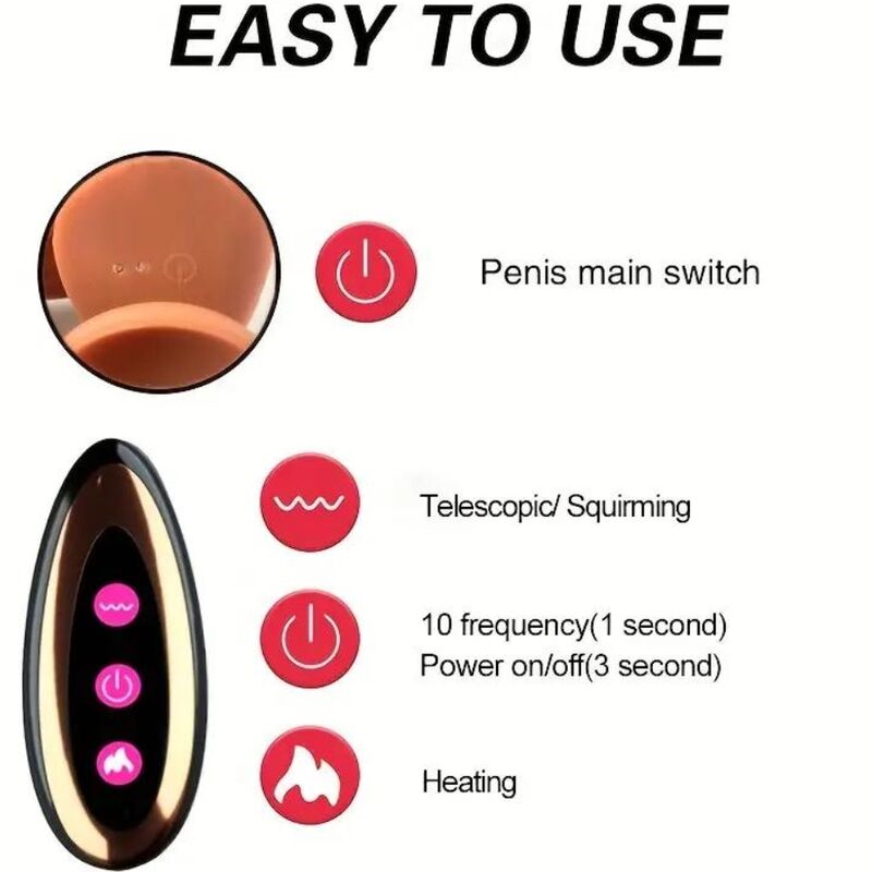 ARMONY - DILDO REALÍSTICO VIBRADOR RECARGABLE 6 ARMONY - DILDO REALÍSTICO VIBRADOR RECARGABLE - Imagen 6