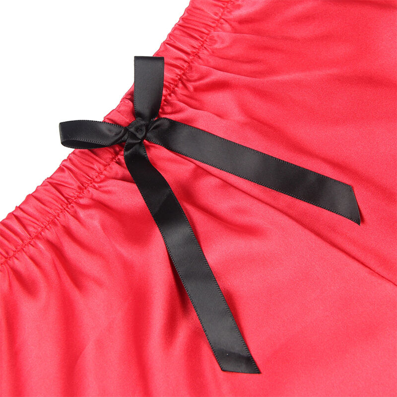 SUBBLIME - 953959 PIJAMA SEXY SATEN Y ENCAJE NEGRO/ROJO S/M 9 SUBBLIME - 953959 PIJAMA SEXY SATEN Y ENCAJE NEGRO/ROJO S/M - Imagen 9