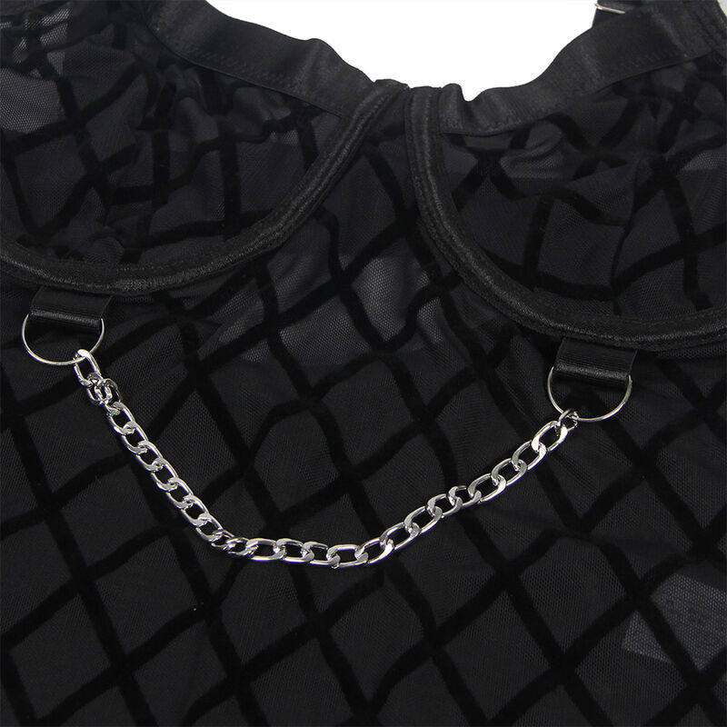 SUBBLIME - 954260 BODY CON CADENAS + LIGUEROS NEGRO S/M 9 SUBBLIME - 954260 BODY CON CADENAS + LIGUEROS NEGRO S/M - Imagen 9