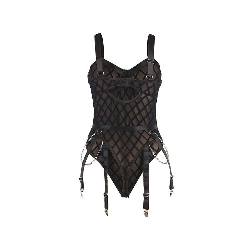 SUBBLIME - 954260 BODY CON CADENAS + LIGUEROS NEGRO S/M 5 SUBBLIME - 954260 BODY CON CADENAS + LIGUEROS NEGRO S/M - Imagen 5