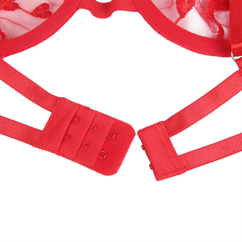 SUBBLIME - 954321 SUJETADOR + TANGA + LIGUEROS ESTAMPADO DE CORAZONES ROJO S/M 13 SUBBLIME - 954321 SUJETADOR + TANGA + LIGUEROS ESTAMPADO DE CORAZONES ROJO S/M - Imagen 13