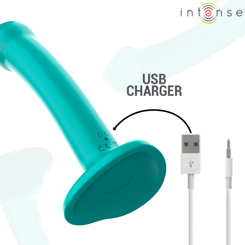 INTENSE - KATIE VIBRADOR CON VENTOSA 10 VIBRACIONES AZUL OSCURO CONTROL REMOTO 6 INTENSE - KATIE VIBRADOR CON VENTOSA 10 VIBRACIONES AZUL OSCURO CONTROL REMOTO - Imagen 6