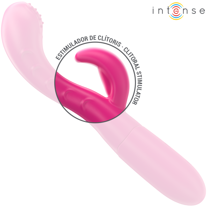 INTENSE - AMARA VIBRADOR CON LENGUA ESTIMULADORA 10 VIBRACIONES ROSA 2 INTENSE - AMARA VIBRADOR CON LENGUA ESTIMULADORA 10 VIBRACIONES ROSA - Imagen 2