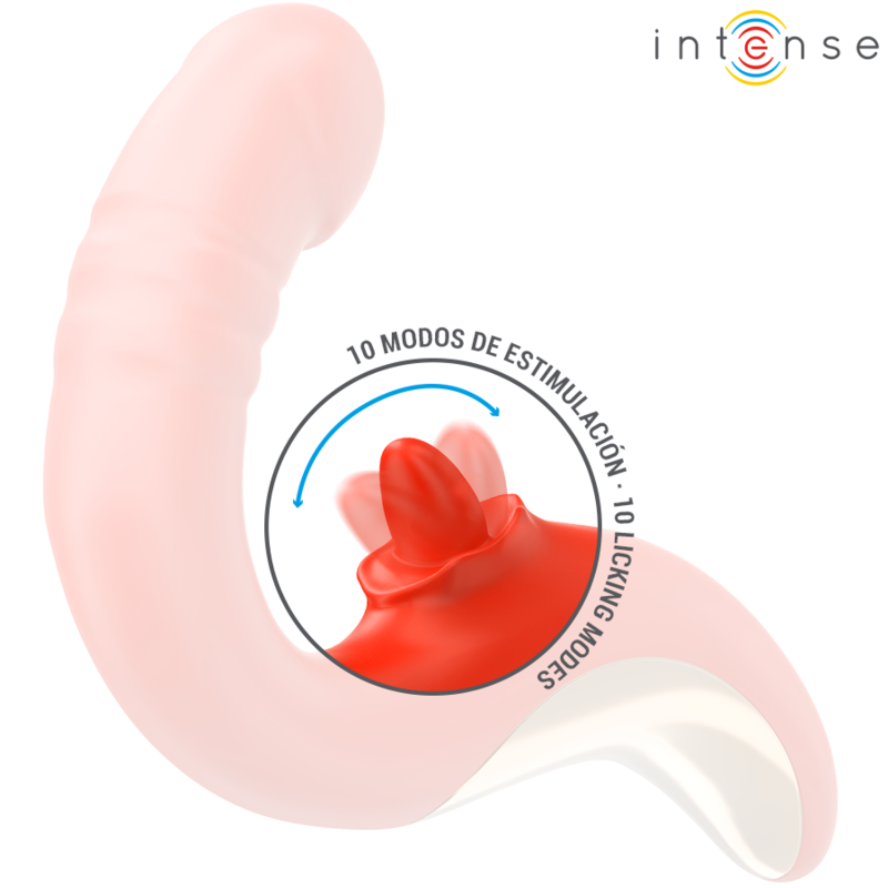 INTENSE - PAULINA VIBRADOR & ESTIMULADOR EN FORMA DE U ROJO 6 INTENSE - PAULINA VIBRADOR & ESTIMULADOR EN FORMA DE U ROJO - Imagen 6
