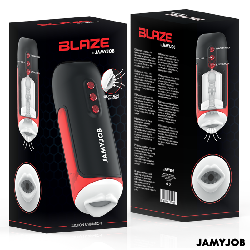 JAMYJOB - BLAZE MASTURBADOR BOCA AUTOMÁTICO 5 MODOS SUCCIONADOR Y VIBRACIÓN 7 JAMYJOB - BLAZE MASTURBADOR BOCA AUTOMÁTICO 5 MODOS SUCCIONADOR Y VIBRACIÓN - Imagen 7
