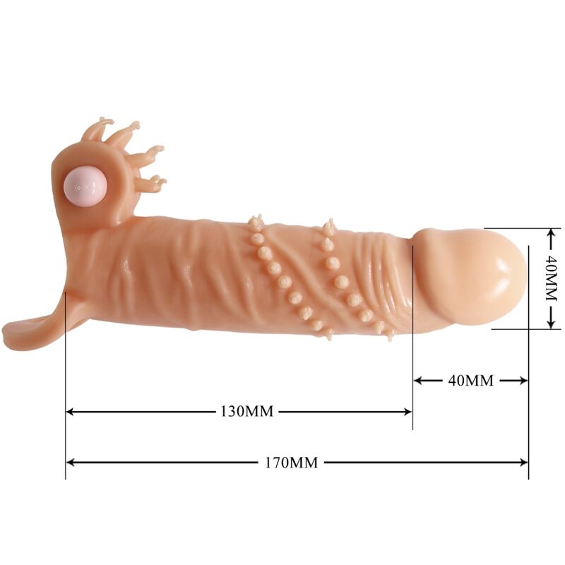 PRETTY LOVE - CONNOR FUNDA PARA PENE + ESTIMULADOR DE CLÍTORIS NATURAL 2 PRETTY LOVE - CONNOR FUNDA PARA PENE + ESTIMULADOR DE CLÍTORIS NATURAL - Imagen 2