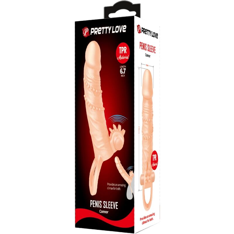 PRETTY LOVE - CONNOR FUNDA PARA PENE + ESTIMULADOR DE CLÍTORIS NATURAL 5 PRETTY LOVE - CONNOR FUNDA PARA PENE + ESTIMULADOR DE CLÍTORIS NATURAL - Imagen 5