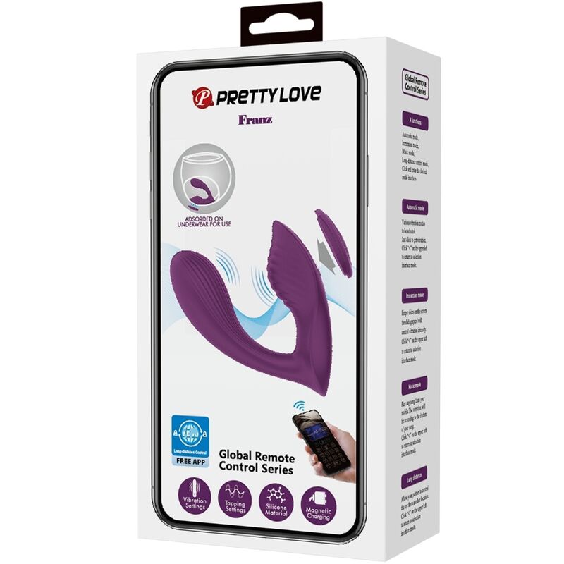 PRETTY LOVE - FRANZ MASAJEADOR & VIBRADOR APP GRATUTITA MORADO 7 PRETTY LOVE - FRANZ MASAJEADOR & VIBRADOR APP GRATUTITA MORADO - Imagen 7