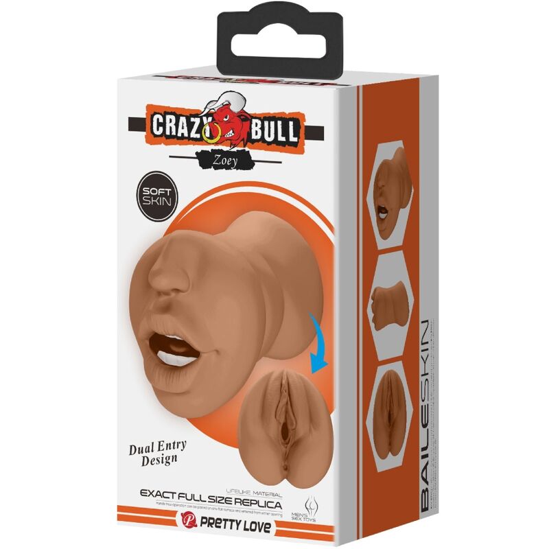 CRAZY BULL - ZOEY MASTURBADOR DOBLE BOCA & VAGINA NATURAL 4 CRAZY BULL - ZOEY MASTURBADOR DOBLE BOCA & VAGINA NATURAL - Imagen 4