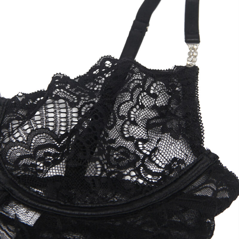 SUBBLIME - 954185 BABYDOLL DE ENCAJE CON TIRANTES AJUSTABLES NEGRO S/M 5 SUBBLIME - 954185 BABYDOLL DE ENCAJE CON TIRANTES AJUSTABLES NEGRO S/M - Imagen 5
