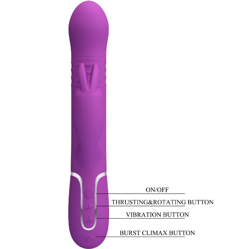 PRETTY LOVE - COALE VIBRADOR RABBIT MULTIFUNCIÓN 4 EN 1 MORADO 6 PRETTY LOVE - COALE VIBRADOR RABBIT MULTIFUNCIÓN 4 EN 1 MORADO - Imagen 6