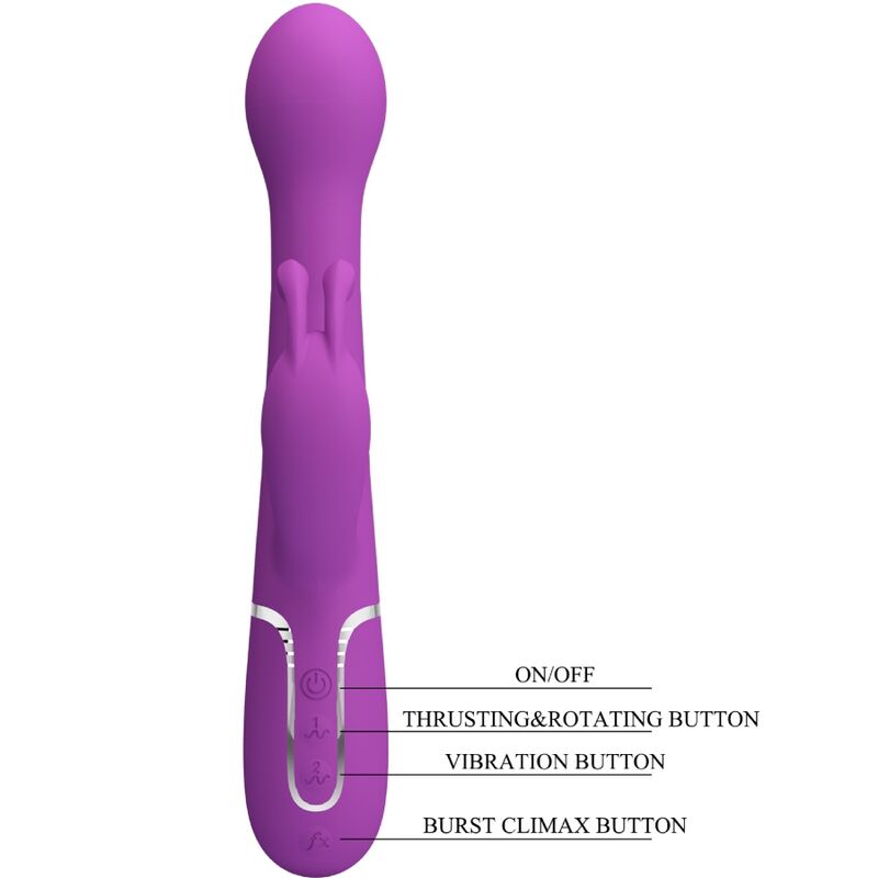 PRETTY LOVE - DEJON VIBRADOR RABBIT MULTIFUNCIÓN 3 EN 1 MORADO 8 PRETTY LOVE - DEJON VIBRADOR RABBIT MULTIFUNCIÓN 3 EN 1 MORADO - Imagen 8