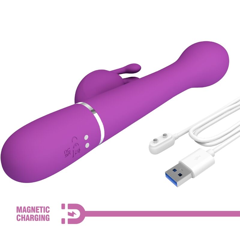 PRETTY LOVE - DEJON VIBRADOR RABBIT MULTIFUNCIÓN 3 EN 1 MORADO 6 PRETTY LOVE - DEJON VIBRADOR RABBIT MULTIFUNCIÓN 3 EN 1 MORADO - Imagen 6