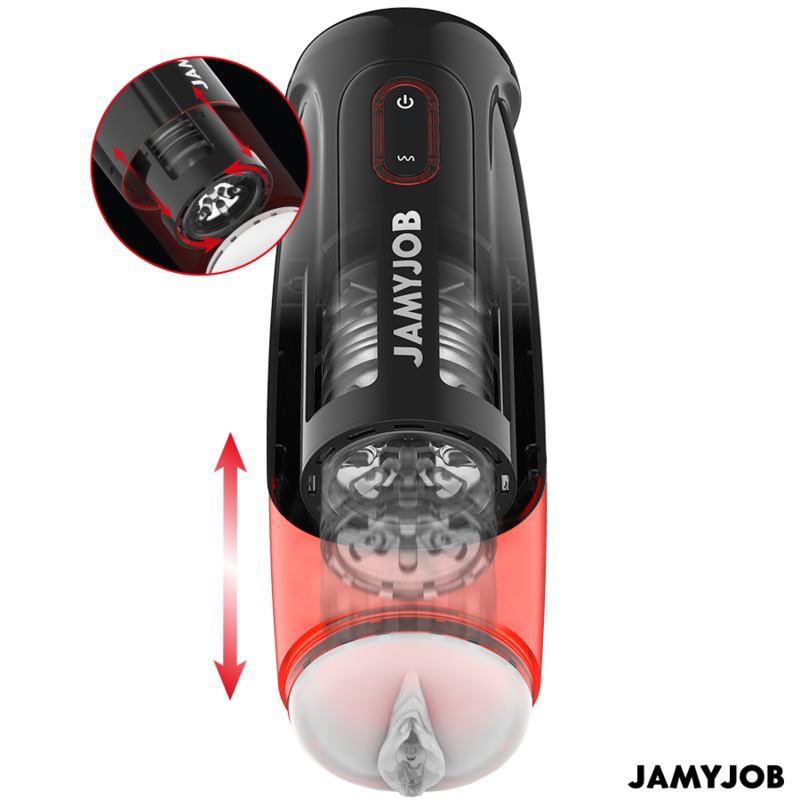 JAMYJOB - STORM MASTURBADOR VAGINA AUTOMÁTICO 10 MODOS ROTACIÓN Y EMPUJE 5 JAMYJOB - STORM MASTURBADOR VAGINA AUTOMÁTICO 10 MODOS ROTACIÓN Y EMPUJE - Imagen 5