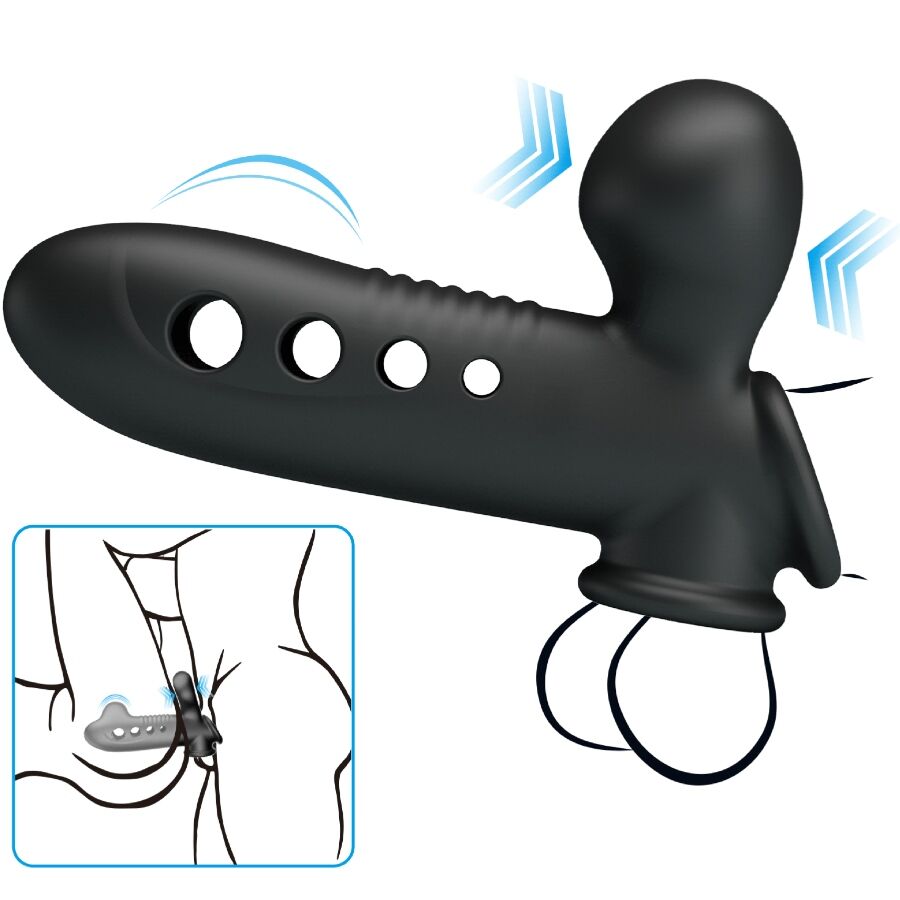 PRETTY LOVE - CRANE FUNDA PARA PENE CON AIRBAG NEGRO 11 PRETTY LOVE - CRANE FUNDA PARA PENE CON AIRBAG NEGRO - Imagen 11