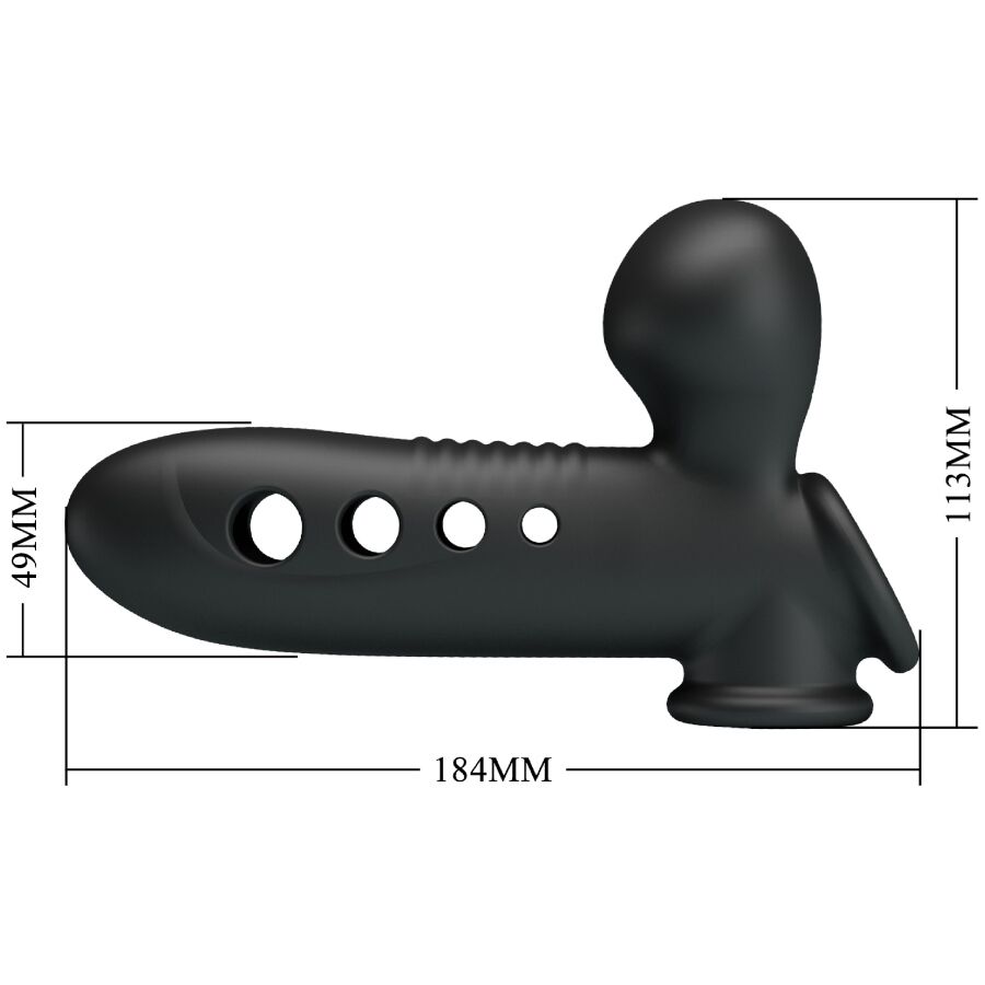 PRETTY LOVE - CRANE FUNDA PARA PENE CON AIRBAG NEGRO 12 PRETTY LOVE - CRANE FUNDA PARA PENE CON AIRBAG NEGRO - Imagen 12