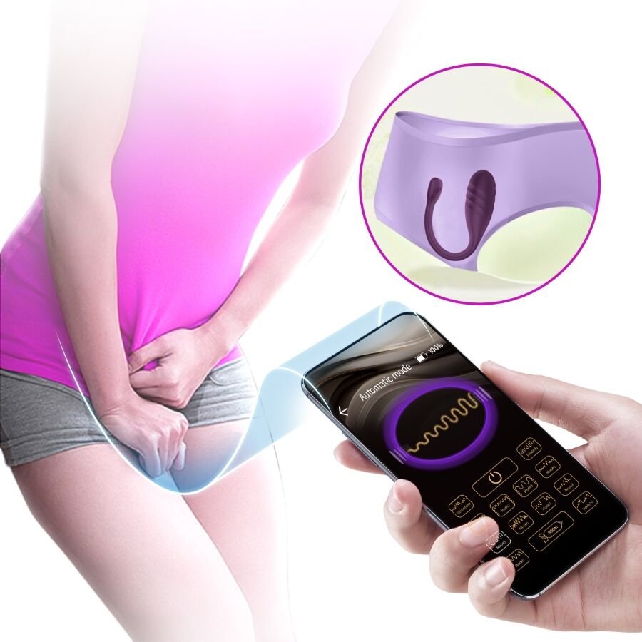 PRETTY LOVE - LEVIATHAN VIBRADOR CONTROLADO POR APP MORADO 13 PRETTY LOVE - LEVIATHAN VIBRADOR CONTROLADO POR APP MORADO - Imagen 13