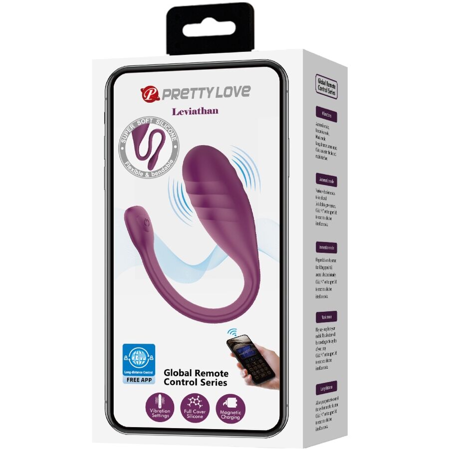 PRETTY LOVE - LEVIATHAN VIBRADOR CONTROLADO POR APP MORADO 19 PRETTY LOVE - LEVIATHAN VIBRADOR CONTROLADO POR APP MORADO - Imagen 19