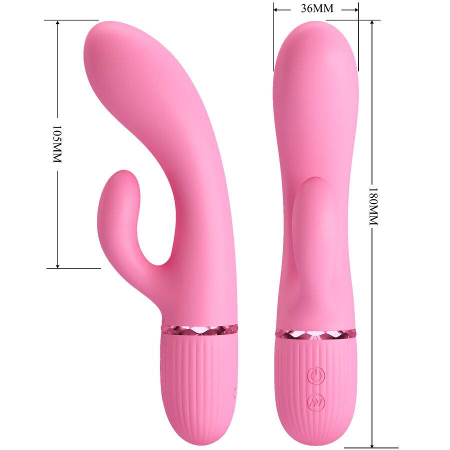 PRETTY LOVE - MARSKI VIBRADOR RABBIT & PUNTO G ROSA 4 PRETTY LOVE - MARSKI VIBRADOR RABBIT & PUNTO G ROSA - Imagen 4