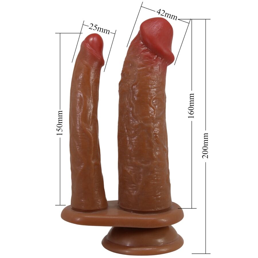 PRETTY LOVE - HULBERT DOBLE DILDO REALÍSTICO CON VIBRACIÓN MULATO 7 PRETTY LOVE - HULBERT DOBLE DILDO REALÍSTICO CON VIBRACIÓN MULATO - Imagen 7