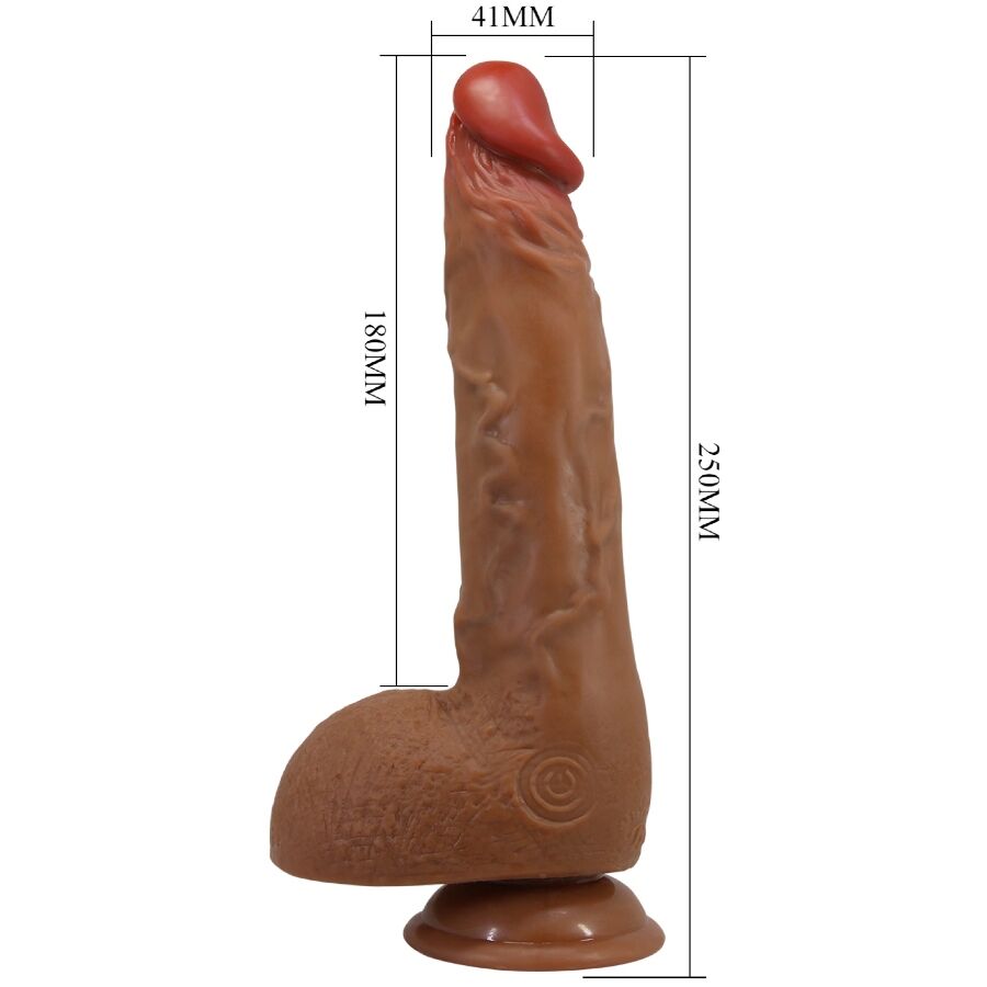 BAILE - BEAUTIFUL WILKS VIBRADOR REALÍSTICO DE 5 CONFIGURACIONES 25 CM MULATO 9 BAILE - BEAUTIFUL WILKS VIBRADOR REALÍSTICO DE 5 CONFIGURACIONES 25 CM MULATO - Imagen 9