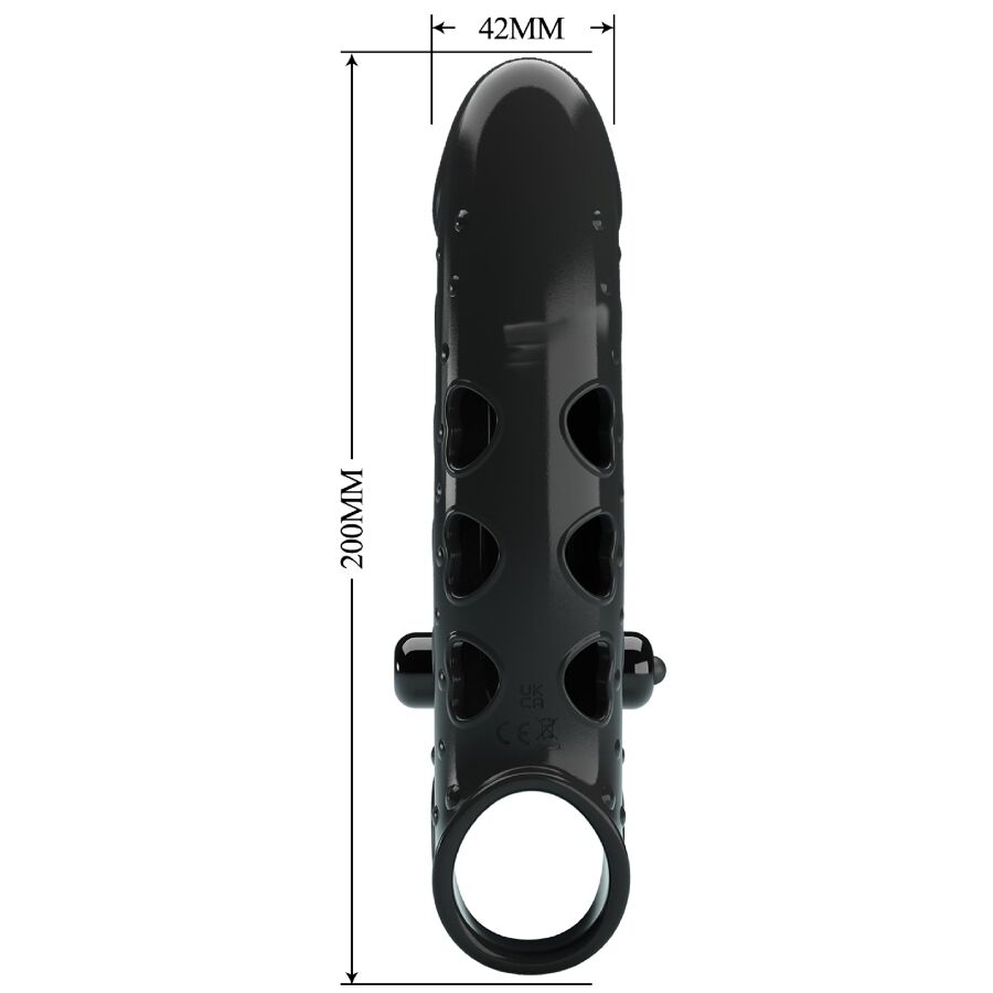 ROMANCE - FUNDA PARA PENE CON VIBRACIÓN NEGRO 6 ROMANCE - FUNDA PARA PENE CON VIBRACIÓN NEGRO - Imagen 6