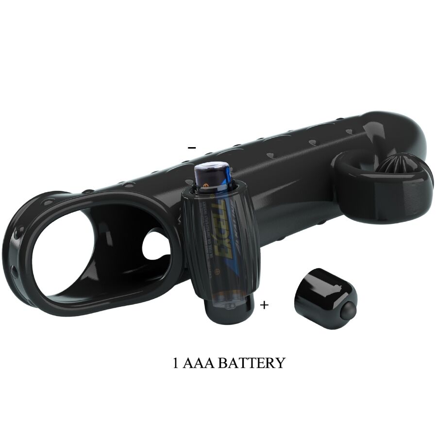 ROMANCE - FUNDA PARA PENE CON VIBRACIÓN NEGRO 7 ROMANCE - FUNDA PARA PENE CON VIBRACIÓN NEGRO - Imagen 7
