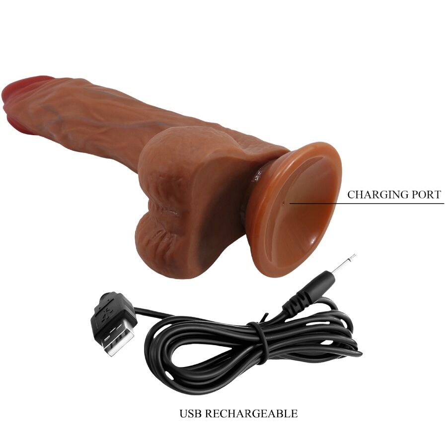 BAILE - CALISTO DILDO REALÍSTICO 25 CM NATURAL 2 BAILE - CALISTO DILDO REALÍSTICO 25 CM NATURAL - Imagen 2