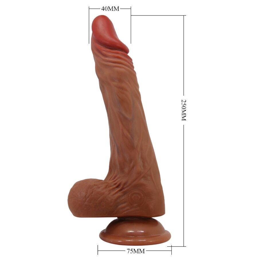 BAILE - CALISTO DILDO REALÍSTICO 25 CM NATURAL 6 BAILE - CALISTO DILDO REALÍSTICO 25 CM NATURAL - Imagen 6