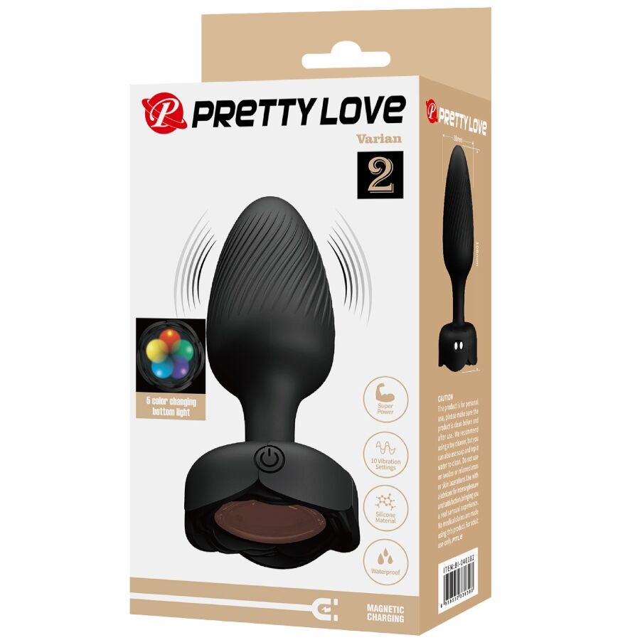 PRETTY LOVE - VARIAN PLUG ANAL CON LUZ LED 10.8 CM 5 PRETTY LOVE - VARIAN PLUG ANAL CON LUZ LED 10.8 CM - Imagen 5