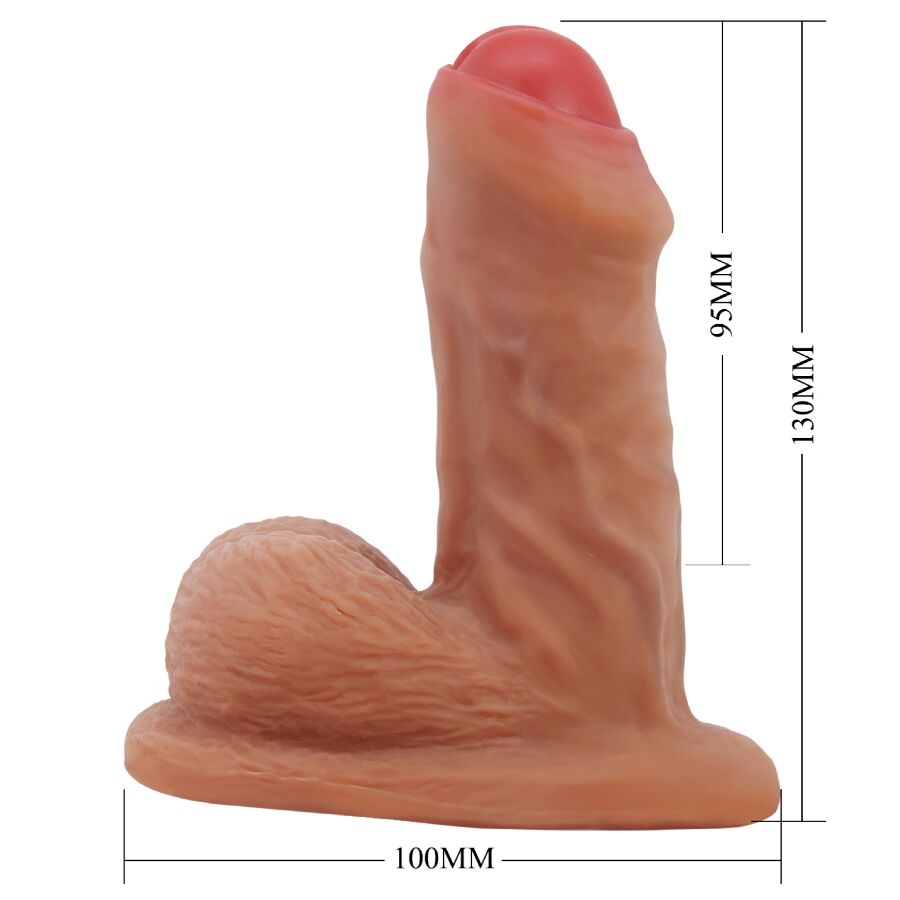 PRETTY LOVE - WARNELL DILDO ULTRA REALÍSTICO Y ELÁSTICO 9.5 CM MULATO 2 PRETTY LOVE - WARNELL DILDO ULTRA REALÍSTICO Y ELÁSTICO 9.5 CM MULATO - Imagen 2