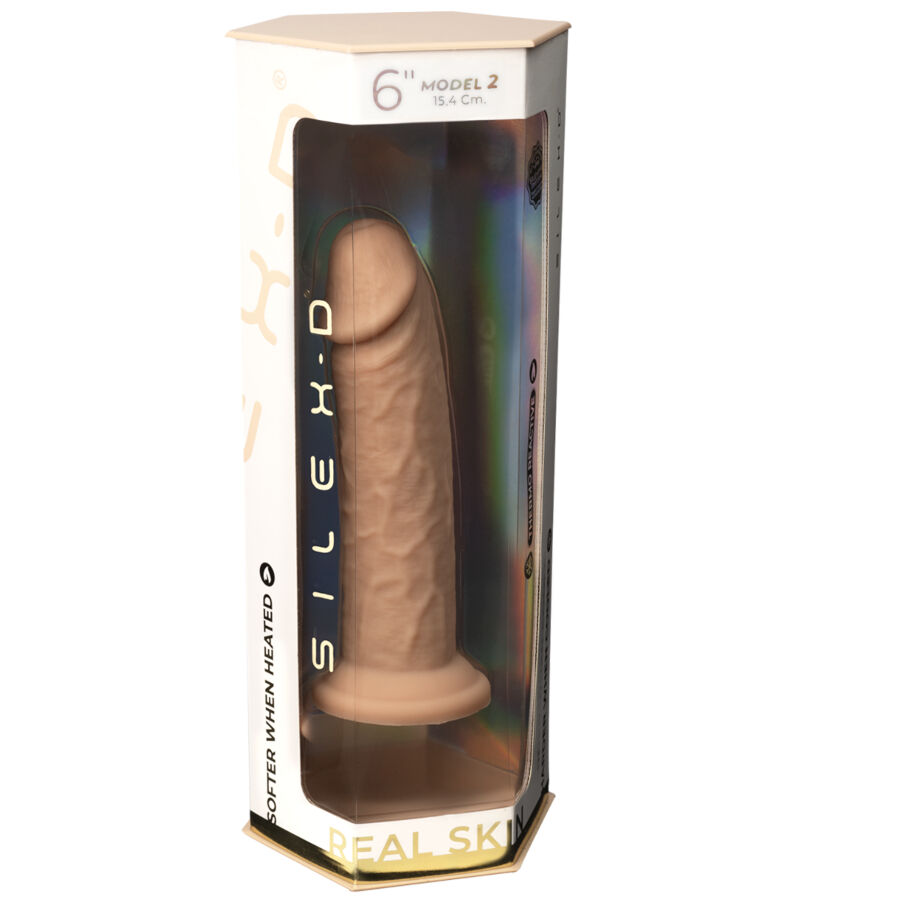 SILEXD - PENE REALÍSTICO MODELO 2 SILICONA TERMOREACTIVO 15.4 CM 7 SILEXD - PENE REALÍSTICO MODELO 2 SILICONA TERMOREACTIVO 15.4 CM - Imagen 7