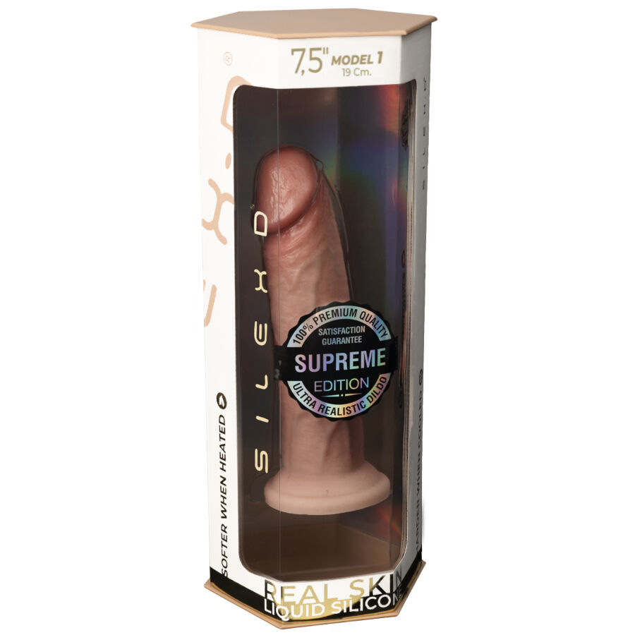 SILEXD - PENE REALÍSTICO MODELO 2 SILICONA PREMIUM TERMOREACTIVO 19 CM 2 SILEXD - PENE REALÍSTICO MODELO 2 SILICONA PREMIUM TERMOREACTIVO 19 CM - Imagen 2