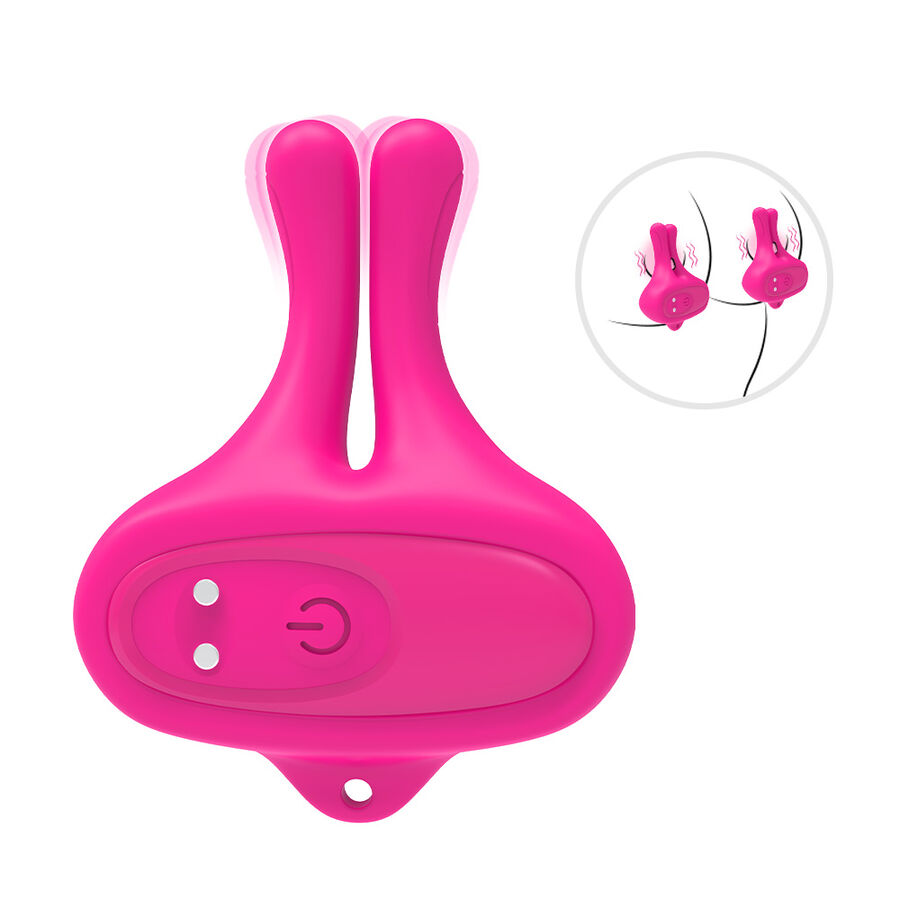 ARMONY - PINZAS PARA PEZONES MAGNÉTICA CON VIBRACIÓN FORMA CONEJO ROSA 9 ARMONY - PINZAS PARA PEZONES MAGNÉTICA CON VIBRACIÓN FORMA CONEJO ROSA - Imagen 9