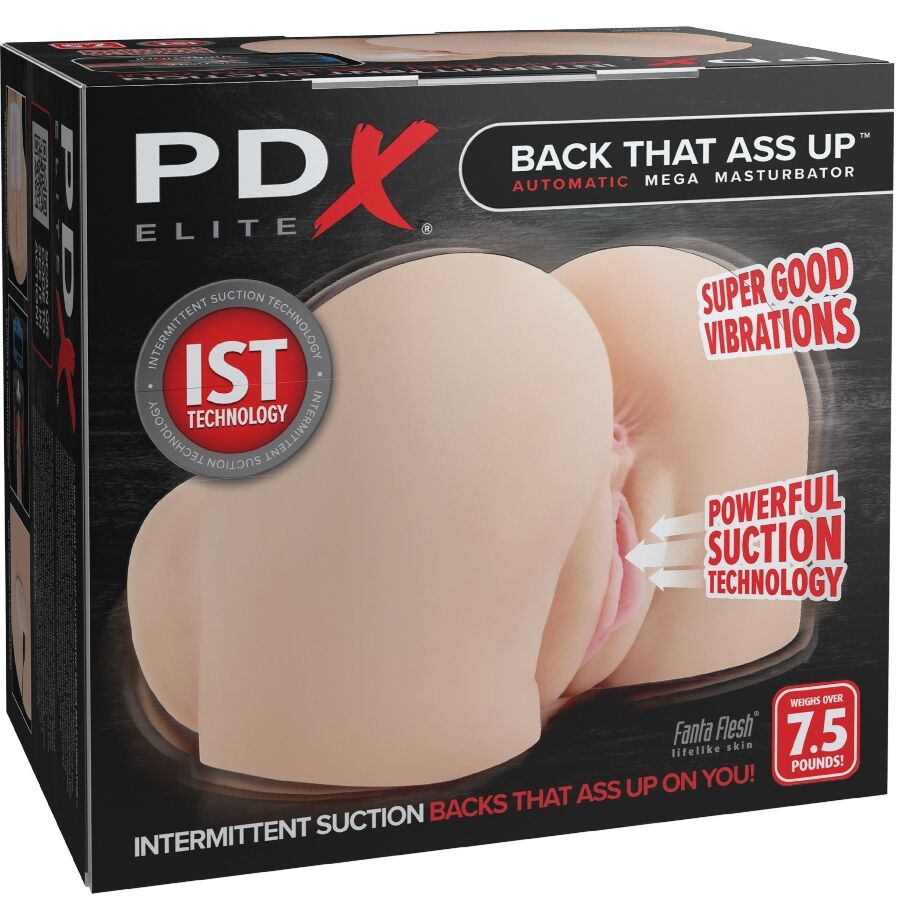 PDX ELITE - BACK THAT ASS UP MASTURBADOR VAGINA Y ANO REALÍSTICO CON VIBRACIÓN 4 PDX ELITE - BACK THAT ASS UP MASTURBADOR VAGINA Y ANO REALÍSTICO CON VIBRACIÓN - Imagen 4