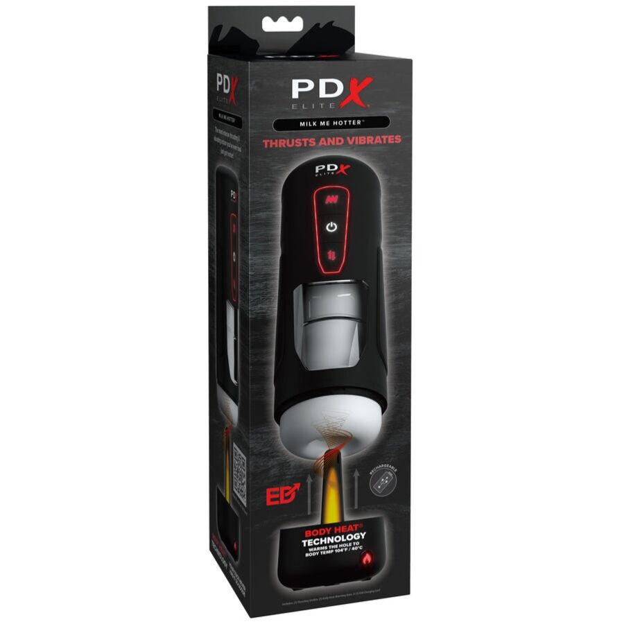 PDX ELITE - MILK ME HOTTER MASTURBADOR AUTOMÁTICO CON THRUSTING Y VIBRACIÓN EFECTO CALOR 2 PDX ELITE - MILK ME HOTTER MASTURBADOR AUTOMÁTICO CON THRUSTING Y VIBRACIÓN EFECTO CALOR - Imagen 2