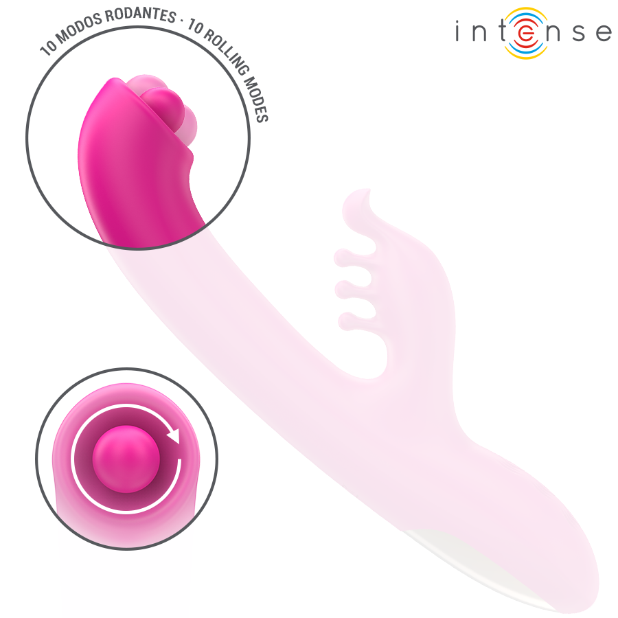 INTENSE - CHRISTINA VIBRADOR MULTIFUNCIÓN RABBIT 22.5 CM ROSA 6 INTENSE - CHRISTINA VIBRADOR MULTIFUNCIÓN RABBIT 22.5 CM ROSA - Imagen 6