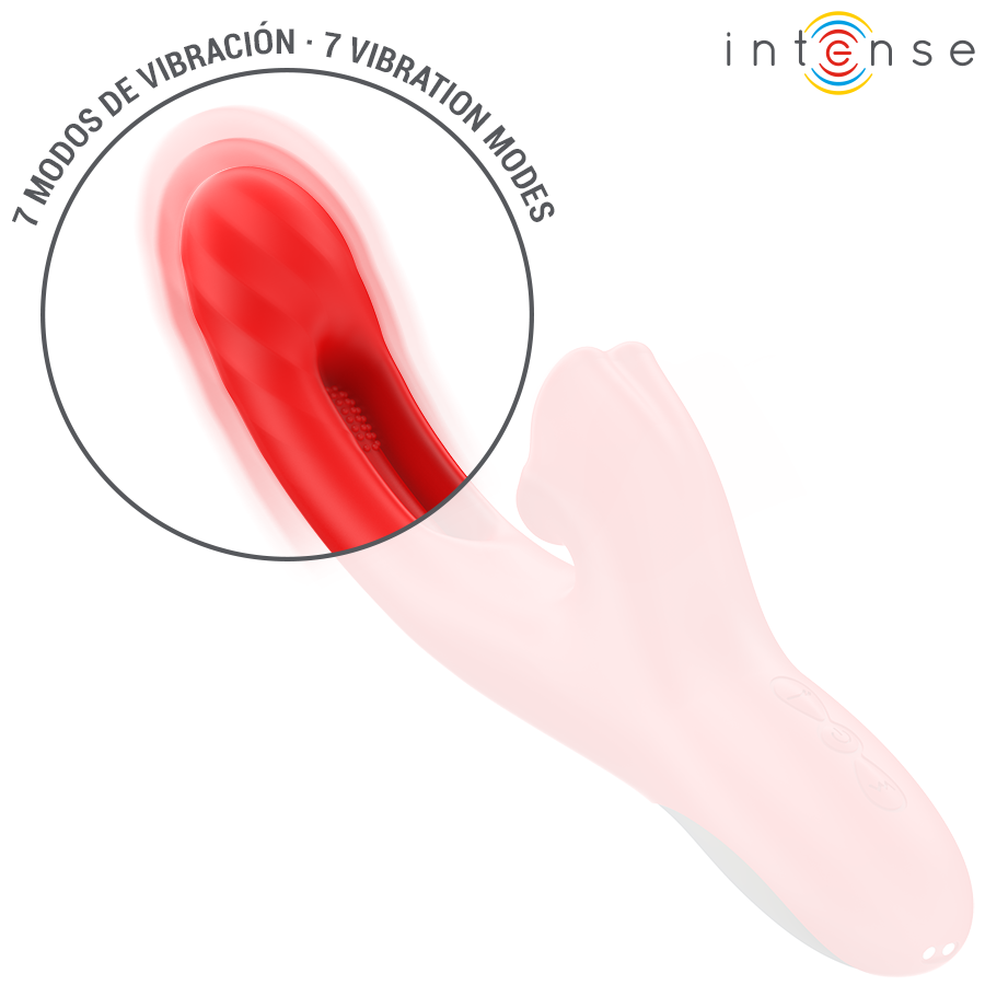 INTENSE - JESSICA VIBRADOR MULTIFUNCIÓN ESTIMULACIÓN CLÍTORIS 24.8 CM ROJO 5 INTENSE - JESSICA VIBRADOR MULTIFUNCIÓN ESTIMULACIÓN CLÍTORIS 24.8 CM ROJO - Imagen 5