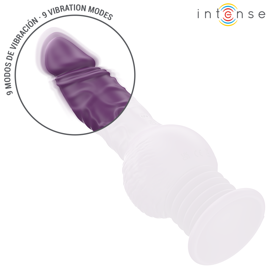 INTENSE - TATUM VIBRADOR MULTIFUNCIÓN CON VIBRACIÓN UP AND DOWN 24 CM MORADO 5 INTENSE - TATUM VIBRADOR MULTIFUNCIÓN CON VIBRACIÓN UP AND DOWN 24 CM MORADO - Imagen 5