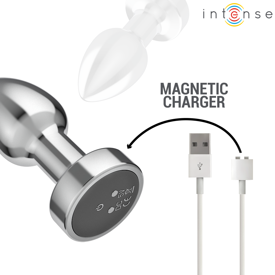 INTENSE - PLUG ANAL 10 VIBRACIONES METAL CON CONTROL REMOTO S 6 INTENSE - PLUG ANAL 10 VIBRACIONES METAL CON CONTROL REMOTO S - Imagen 6