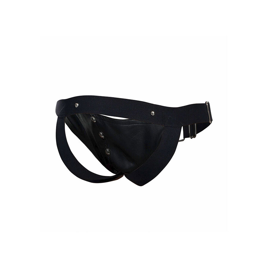 MOB - DNGEON JOCKSTRAP CON ANILLO PARA EL PENE TALLA ÚNICA 2 MOB - DNGEON JOCKSTRAP CON ANILLO PARA EL PENE TALLA ÚNICA - Imagen 2