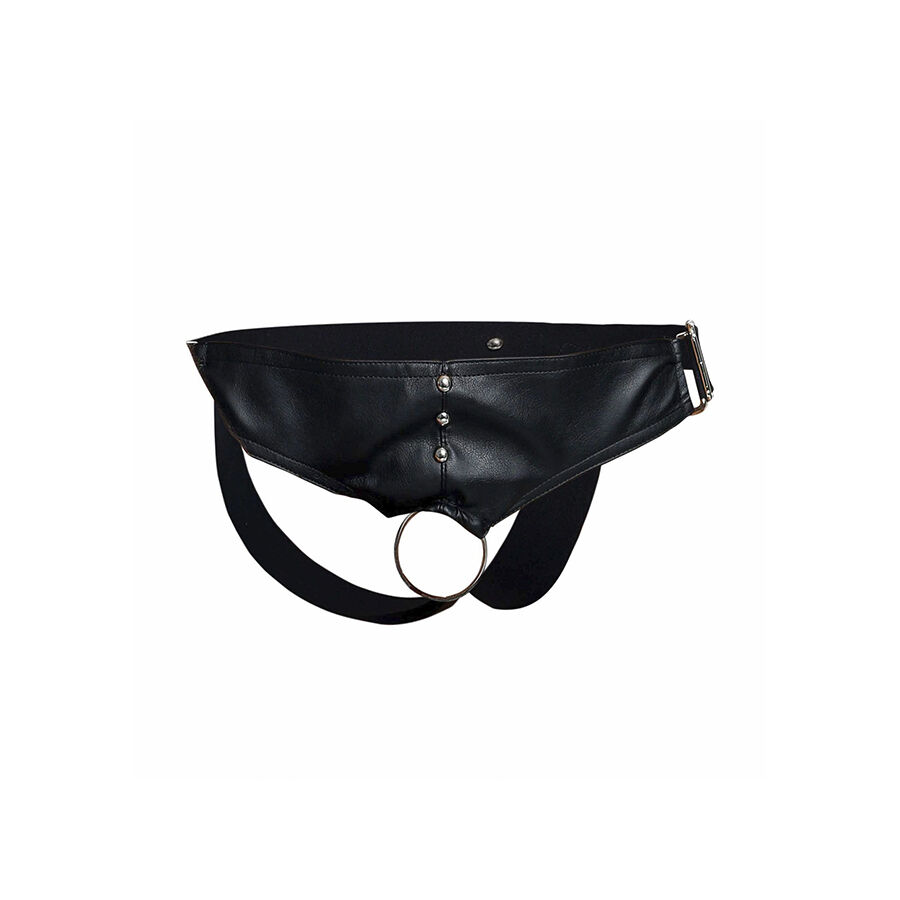MOB - DNGEON JOCKSTRAP CON ANILLO PARA EL PENE TALLA ÚNICA 6 MOB - DNGEON JOCKSTRAP CON ANILLO PARA EL PENE TALLA ÚNICA - Imagen 6