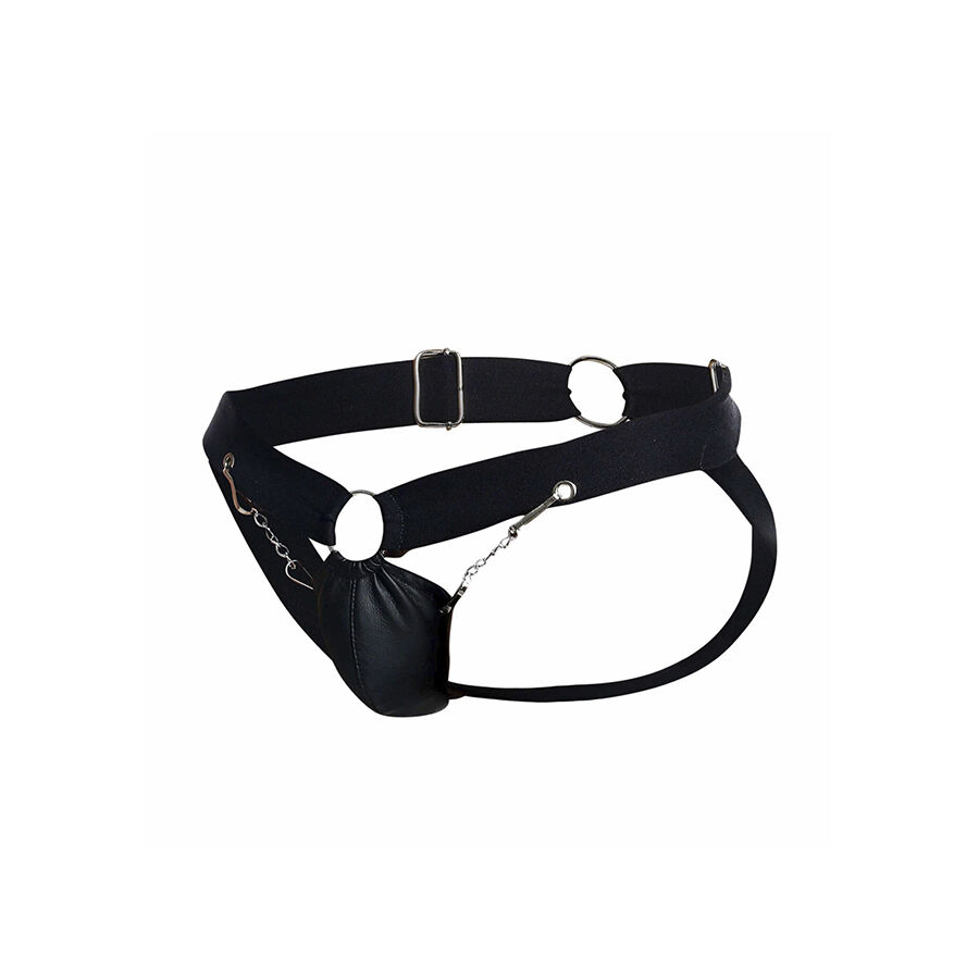 MOB - DNGEON JOCKSTRAP DE CADENA NEGRA TALLA ÚNICA 4 MOB - DNGEON JOCKSTRAP DE CADENA NEGRA TALLA ÚNICA - Imagen 4